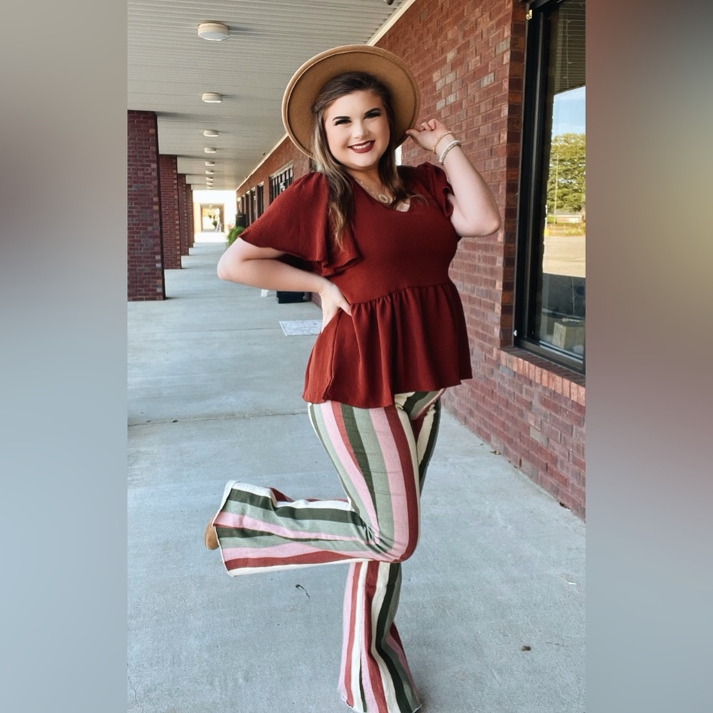 ❤️YMI Striped Flares❤️